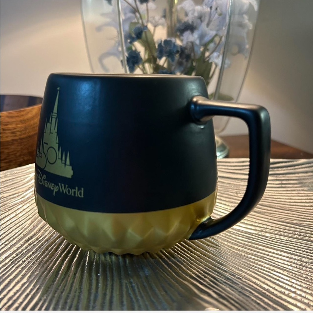 Starbucks Black and Gold 50th Anniversary Disney Mug Elegant Dining Collection - Picture 3 of 7